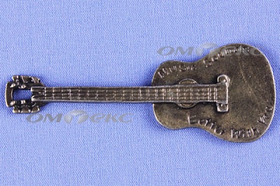 Декоративный элемент для творчества из металла "Гитара"  - купить в Кисловодске. Цена: 19.99 руб.