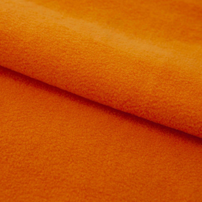 Флис DTY 16-1358, 250 г/м2, шир. 150 см, цвет оранжевый - купить в Кисловодске. Цена 640.46 руб.