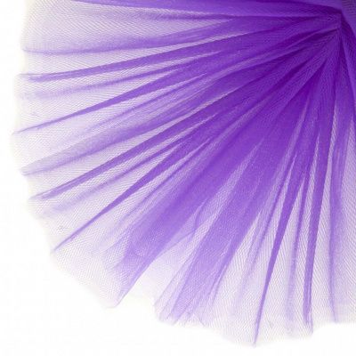 Фатин матовый 16-85, 12 гр/м2, шир.300см, цвет фиолетовый - купить в Кисловодске. Цена 96.31 руб.