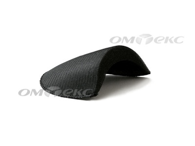 Плечевые накладки OВТ-10, обшитые, цвет чёрный - купить в Кисловодске. Цена: 17.64 руб.
