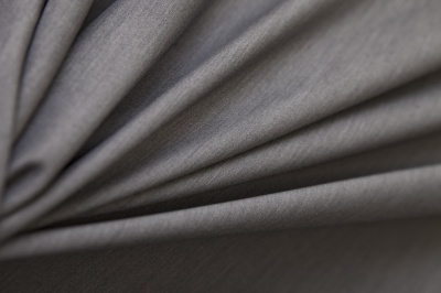 Костюмная ткань с вискозой "Флоренция", 195 гр/м2, шир.150см, цвет св.серый - купить в Кисловодске. Цена 491.97 руб.