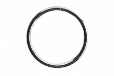 Кольцо металлическое №40 мм, цв.-никель - купить в Кисловодске. Цена: 4.45 руб.