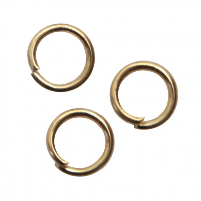 Кольцо  соединительное для бижутерии 5 мм, цв.-золото - купить в Кисловодске. Цена: 0.44 руб.