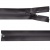Молния водонепроницаемая PVC Т-7, 60 см, разъемная, цвет (301) т.серый - купить в Кисловодске. Цена: 49.39 руб.