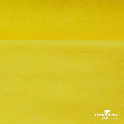 Флис DTY 14-0760, 240 г/м2, шир. 150 см, цвет яркий желтый - купить в Кисловодске. Цена 640.46 руб.