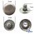 Кнопка металлическая "Альфа" с пружиной, 15 мм (уп. 720+/-20 шт), цвет никель - купить в Кисловодске. Цена: 1 466.73 руб.