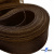 Регилиновая лента, шир.100мм, (уп.25 ярд), цв.- коричневый - купить в Кисловодске. Цена: 694.13 руб.