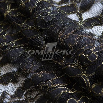 Кружевное полотно XD LACE 1-4, 80 гр/м2, шир.150см, цвет чёрный - купить в Кисловодске. Цена 245.94 руб.