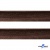 Кант атласный 074, шир. 12 мм (в упак. 65,8 м), цвет коричневый - купить в Кисловодске. Цена: 239.58 руб.