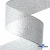 Лента металлизированная "ОмТекс", 50 мм/уп.22,8+/-0,5м, цв.- серебро - купить в Кисловодске. Цена: 149.71 руб.