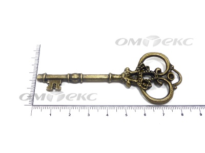 Декоративный элемент для творчества из металла "Ключ"8,5 см  - купить в Кисловодске. Цена: 26.93 руб.
