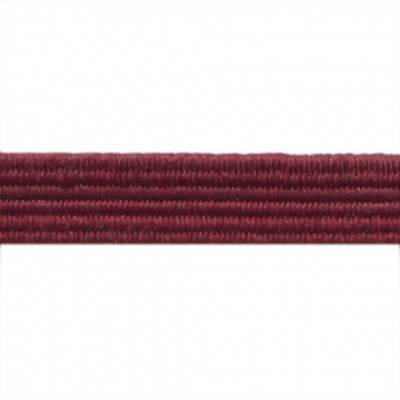 Резиновые нити с текстильным покрытием, шир. 6 мм ( упак.30 м/уп), цв.- 88-бордо - купить в Кисловодске. Цена: 155.22 руб.