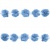 Тесьма плетеная "Рюш", упак. 9,14 м, цвет голубой - купить в Кисловодске. Цена: 45.87 руб.