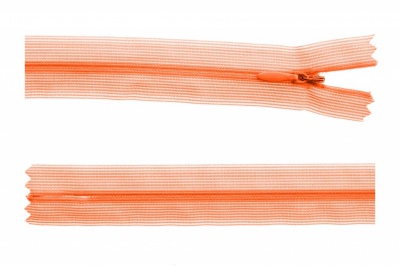 Молния потайная Т3 849, 50 см, капрон, цвет оранжевый - купить в Кисловодске. Цена: 8.87 руб.