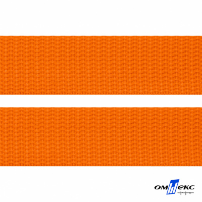 Оранжевый - цв.523 - Текстильная лента-стропа 550 гр/м2 ,100% пэ шир.50 мм (боб.50+/-1 м) - купить в Кисловодске. Цена: 797.67 руб.
