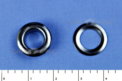 Люверсы металлические, блочка/кольцо, №5 (8 мм) упак.1000 шт- цв.никель - купить в Кисловодске. Цена: 392 руб.