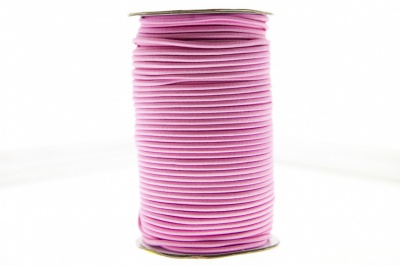 0370-1301-Шнур эластичный 3 мм, (уп.100+/-1м), цв.141- розовый - купить в Кисловодске. Цена: 459.62 руб.