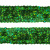 Тесьма с пайетками D4, шир. 20 мм/уп. 25+/-1 м, цвет зелёный - купить в Кисловодске. Цена: 778.19 руб.