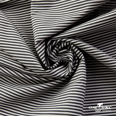 Ткань сорочечная Полоска Кенди, 115 г/м2, 58% пэ,42% хл, шир.150 см, цв.6-черный, (арт.110) - купить в Кисловодске. Цена 306.69 руб.