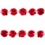 Тесьма плетеная "Рюш", упак. 9,14 м, цвет красный - купить в Кисловодске. Цена: 46.82 руб.