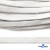 Шнур плетеный d-8 мм плоский, 70% хлопок 30% полиэстер, уп.85+/-1 м, цв.1018-белый - купить в Кисловодске. Цена: 735 руб.