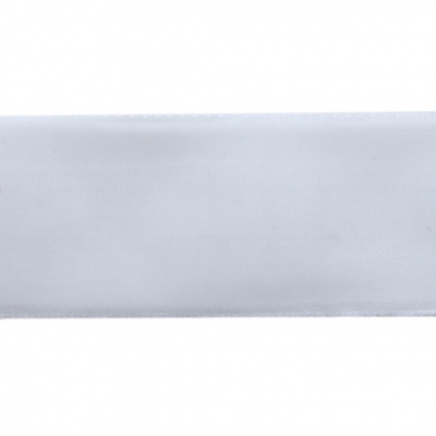 Лента бархатная нейлон, шир.25 мм, (упак. 45,7м), цв.01-белый - купить в Кисловодске. Цена: 991.10 руб.