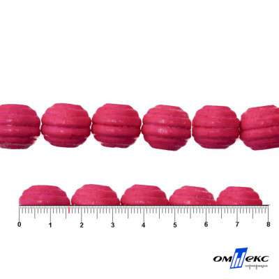 0309-Бусины деревянные "ОмТекс", 16 мм, упак.50+/-3шт, цв.023-розовый - купить в Кисловодске. Цена: 62.22 руб.