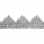 Тесьма металлизированная 0384-0240, шир. 40 мм/уп. 25+/-1 м, цвет серебро - купить в Кисловодске. Цена: 490.74 руб.