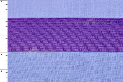 Окантовочная тесьма №0225, шир. 22 мм (в упак. 100 м), цвет фиолет - купить в Кисловодске. Цена: 271.60 руб.