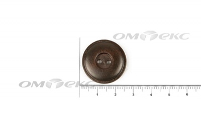 Пуговица деревянная круглая №54 (25мм) - купить в Кисловодске. Цена: 4.12 руб.
