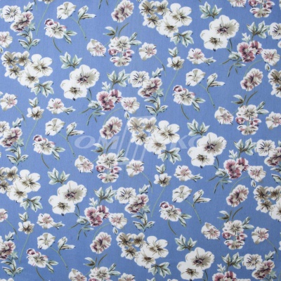 Плательная ткань "Фламенко" 12.1, 80 гр/м2, шир.150 см, принт растительный - купить в Кисловодске. Цена 241.49 руб.