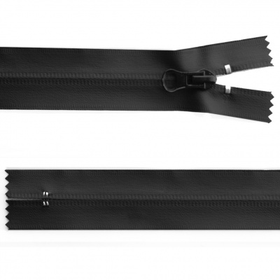 Молния водонепроницаемая PVC Т-7, 20 см, неразъемная, цвет чёрный - купить в Кисловодске. Цена: 21.56 руб.