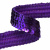 Тесьма с пайетками 12, шир. 20 мм/уп. 25+/-1 м, цвет фиолет - купить в Кисловодске. Цена: 778.19 руб.