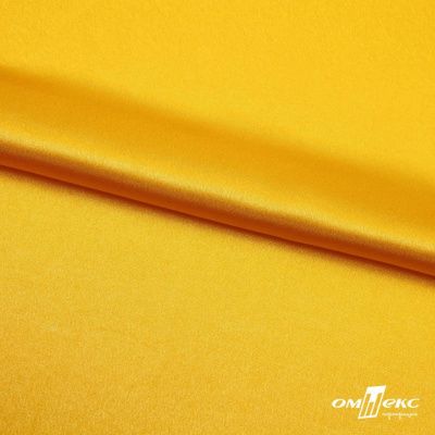 Поли креп-сатин 13-0859, 125 (+/-5) гр/м2, шир.150см, цвет жёлтый - купить в Кисловодске. Цена 155.57 руб.