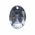 Стразы пришивные акриловые арт.#39/10 - "Кристал", 10х14 мм - купить в Кисловодске. Цена: 0.69 руб.
