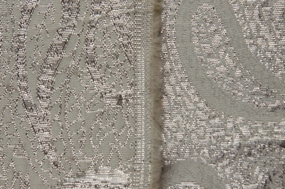Ткань костюмная жаккард, 135 гр/м2, шир.150см, цвет белый№19 - купить в Кисловодске. Цена 441.94 руб.