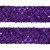 Тесьма с пайетками 12, шир. 35 мм/уп. 25+/-1 м, цвет фиолет - купить в Кисловодске. Цена: 1 308.30 руб.