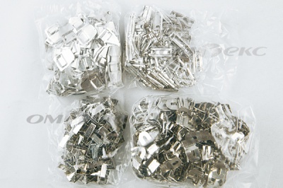 Крючки брючные 4 шипа "Стром" 144 шт. никель - купить в Кисловодске. Цена: 383.97 руб.