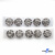 119-01 Кнопки пришивные декоративные металл 21 мм, цв.-никель - купить в Кисловодске. Цена: 21.54 руб.