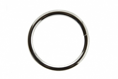 Кольцо металлическое d-32 мм, цв.-никель - купить в Кисловодске. Цена: 3.57 руб.