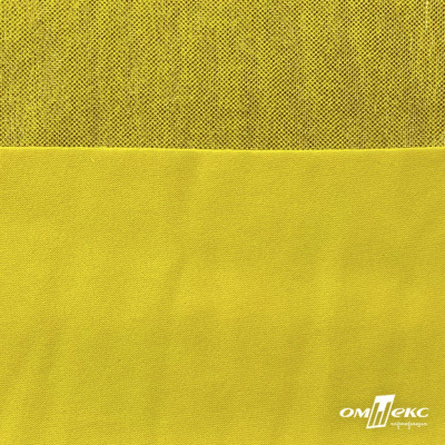 Трикотажное полотно голограмма, шир.140 см, #602 -жёлтый/жёлтый - купить в Кисловодске. Цена 389.81 руб.