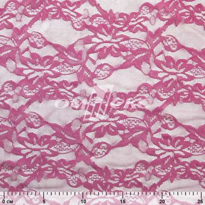 Кружевное полотно стрейч XD-WINE, 100 гр/м2, шир.150см, цвет розовый - купить в Кисловодске. Цена 1 869.99 руб.