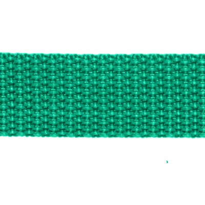 Стропа текстильная, шир. 25 мм (в нам. 50+/-1 ярд), цвет яр.зелёный - купить в Кисловодске. Цена: 397.52 руб.