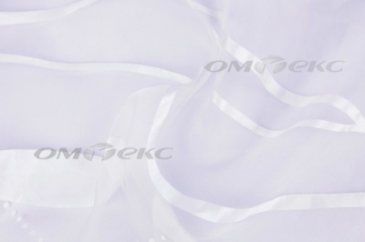 Органза деворэ 686 "Кристина" С1 (белый), 280 см - купить в Кисловодске. Цена 571.15 руб.