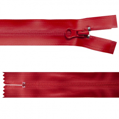 Молния водонепроницаемая PVC Т-7, 20 см, неразъемная, цвет (820)-красный - купить в Кисловодске. Цена: 21.78 руб.