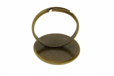 Заготовка для рукоделия металлическая фигурная для кольца 15мм - купить в Кисловодске. Цена: 7.44 руб.