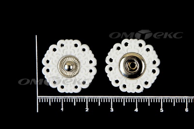 Кнопки пришивные №6 S20мм пластиковые белые - купить в Кисловодске. Цена: 9.88 руб.