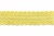 Тесьма кружевная 0621-1212А, шир. 45 мм/уп. 20+/-1 м, цвет 017-жёлтый - купить в Кисловодске. Цена: 1 033.32 руб.