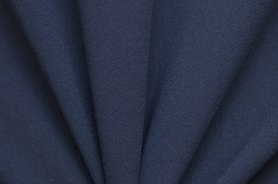 Костюмная ткань с вискозой "Бриджит", 210 гр/м2, шир.150см, цвет т.синий - купить в Кисловодске. Цена 564.96 руб.