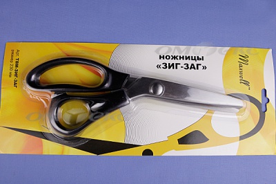 Ножницы ЗИГ-ЗАГ "MAXWELL" 230 мм - купить в Кисловодске. Цена: 1 041.25 руб.